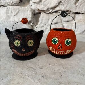Department 56 Black and Orange Halloween Decor